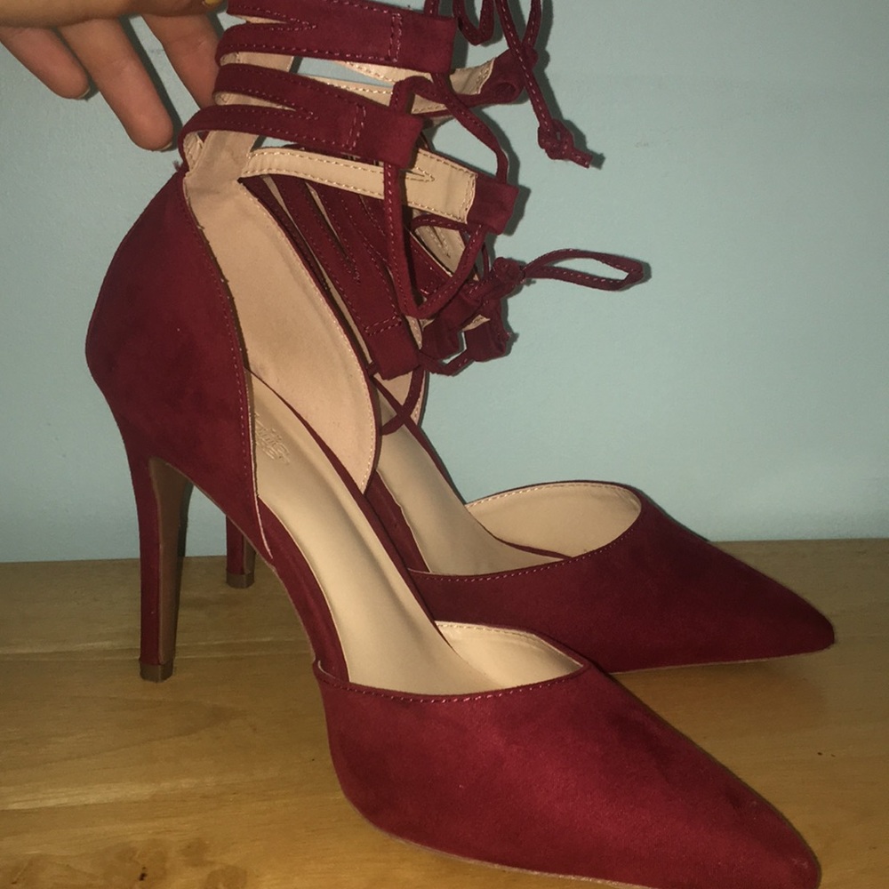 Red stiletto heels